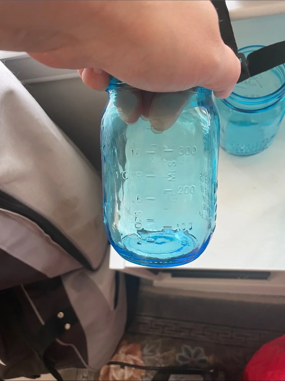 Ball Heritage Blue Vintage Mason Jar Set - 4 - no lids